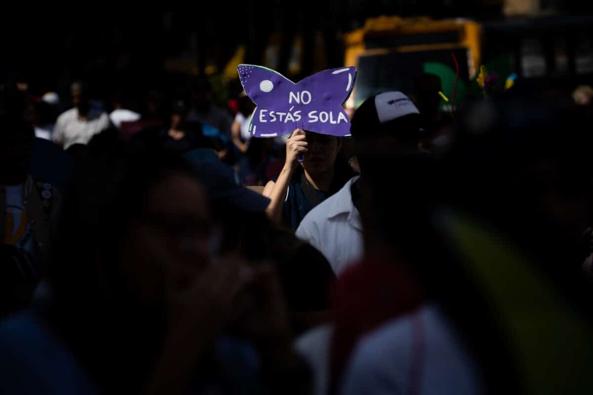 Venezolanos protestaron en rechazo a la violencia contra la mujer: “Gritamos por todas aquellas que no tienen voz”
