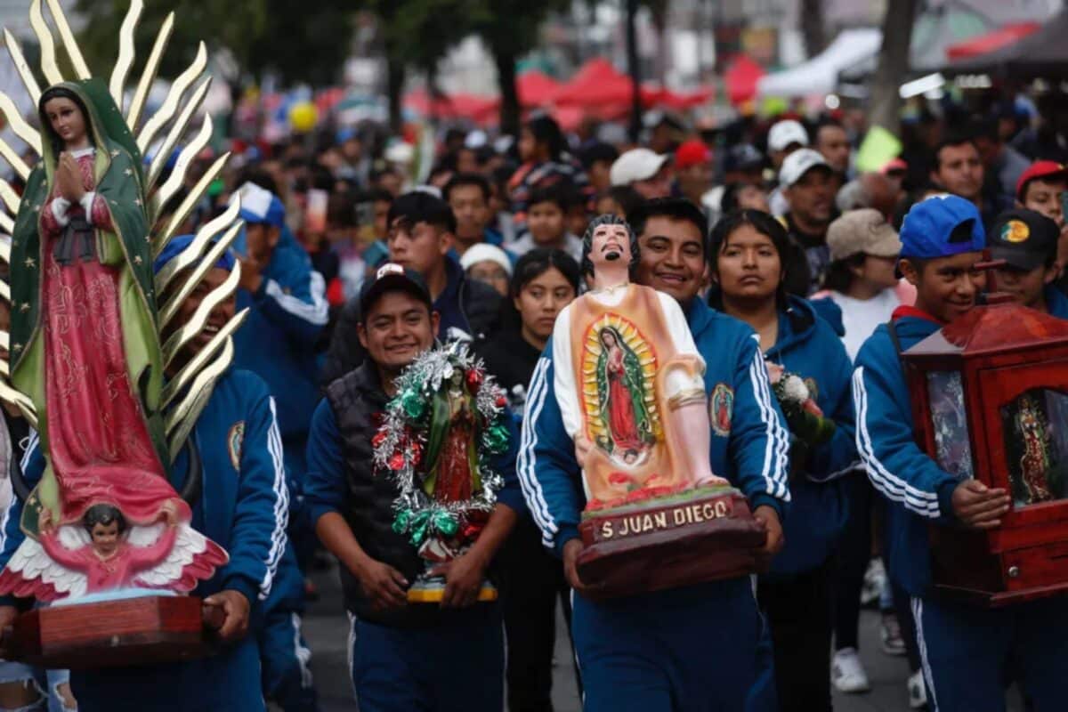 En imágenes: más de 11 millones de personas asistieron a la procesión de la Virgen de Guadalupe