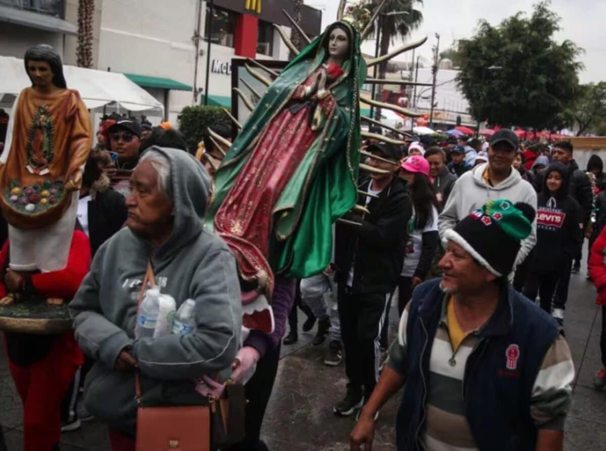 En imágenes: más de 11 millones de personas asistieron a la procesión de la Virgen de Guadalupe