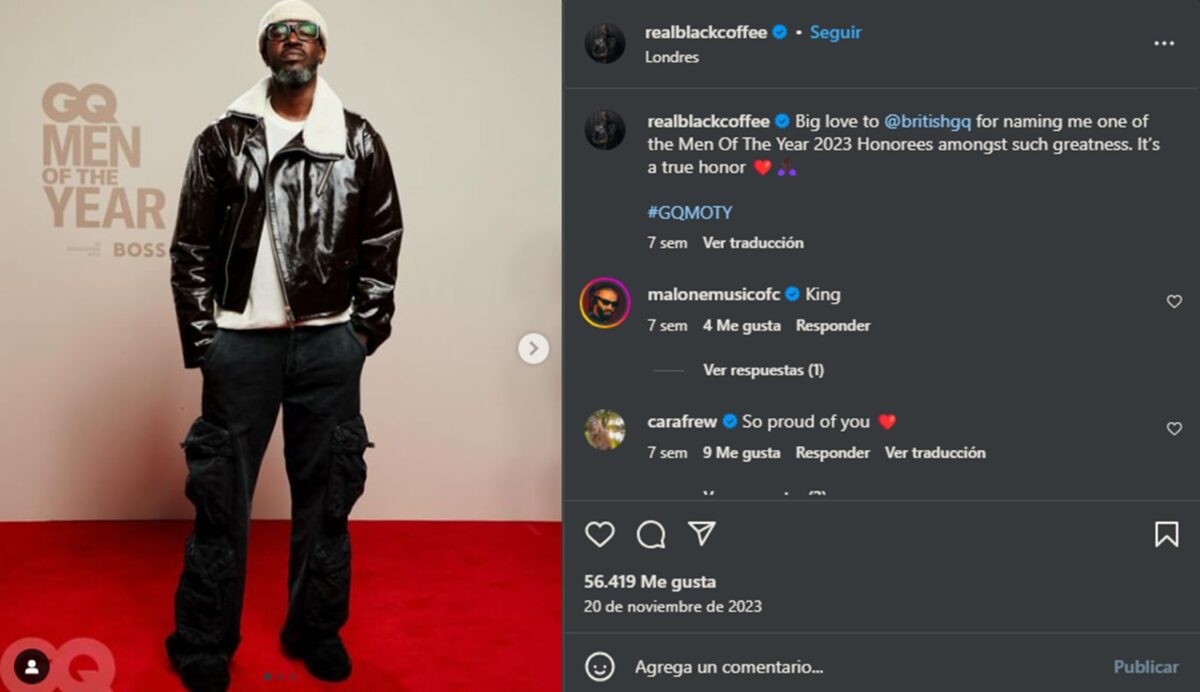 DJ Black Coffee canceló concierto en Caracas tras sufrir un accidente aéreo en Argentina