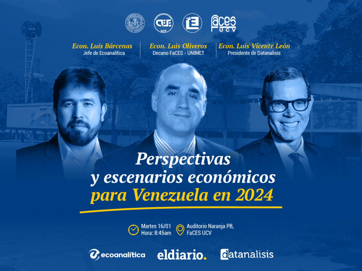 El Diario estará presente en el foro Perspectivas y escenarios económicos para Venezuela en 2024