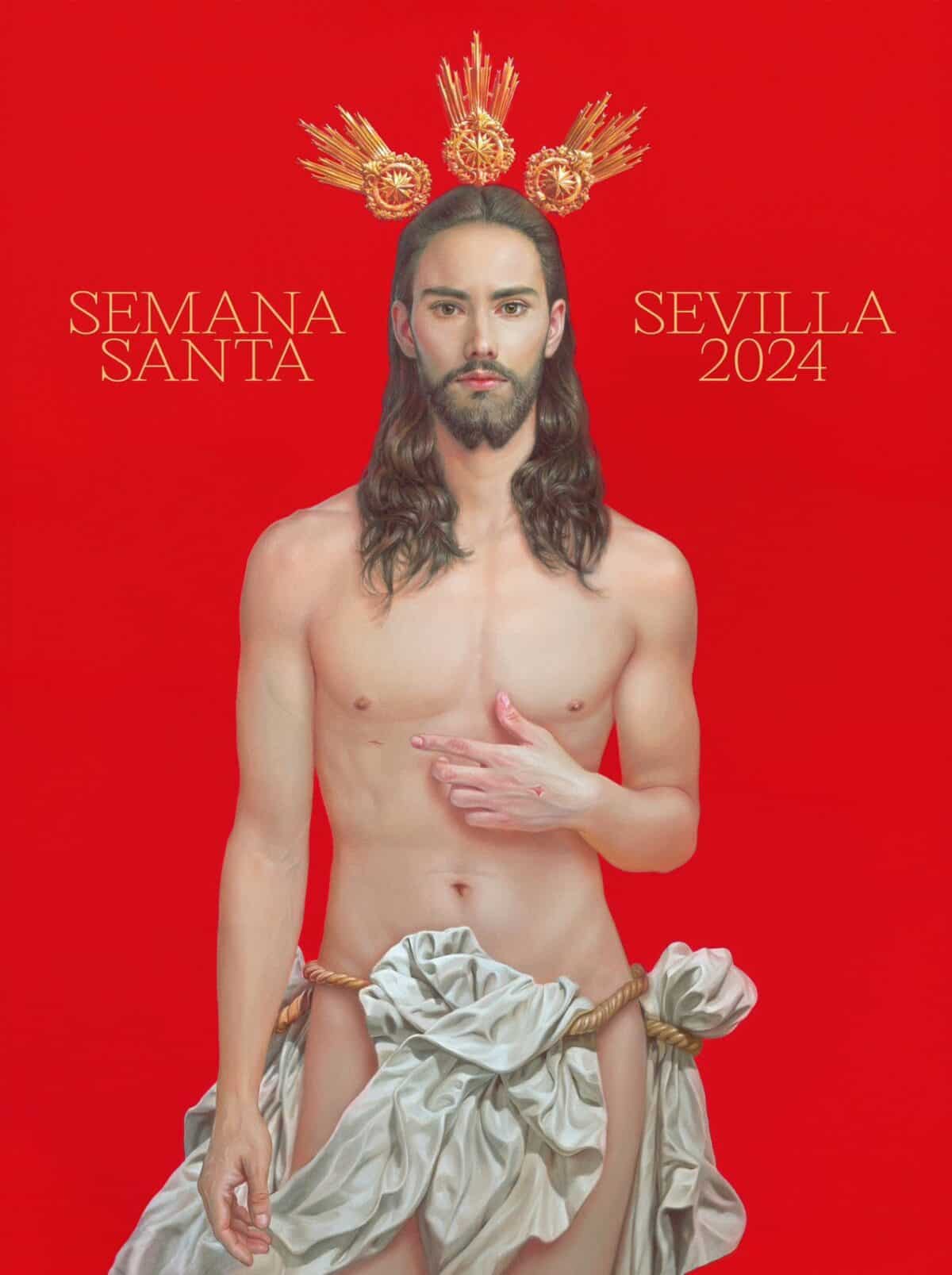 Cartel de la Semana Santa en Sevilla se volvió viral por la imagen de Jesucristo: “No lo representa”