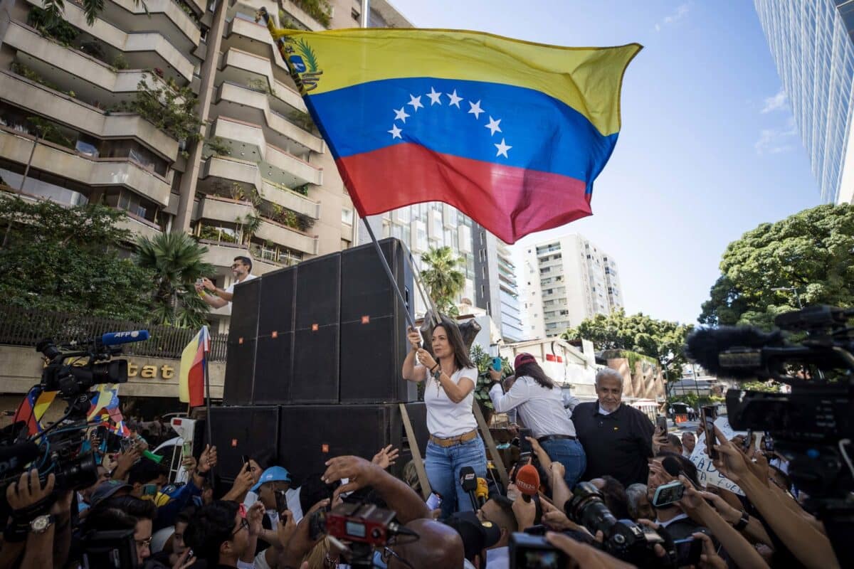 María Corina Machado: “Quiera o no quiera Nicolás Maduro, el pueblo de Venezuela lo va a obligar a medirse”