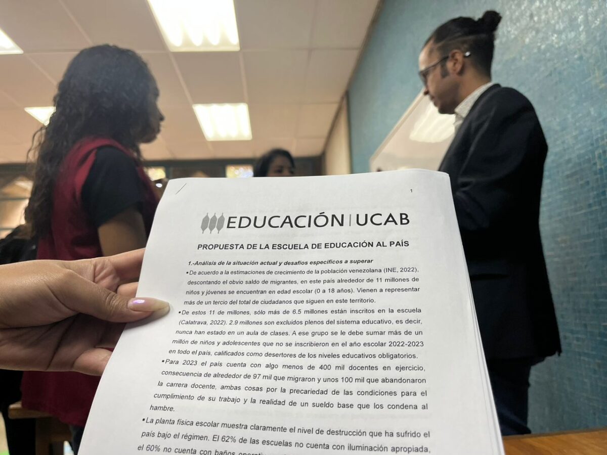 Las propuestas de la UCAB para fortalecer el sector educativo en Venezuela 
