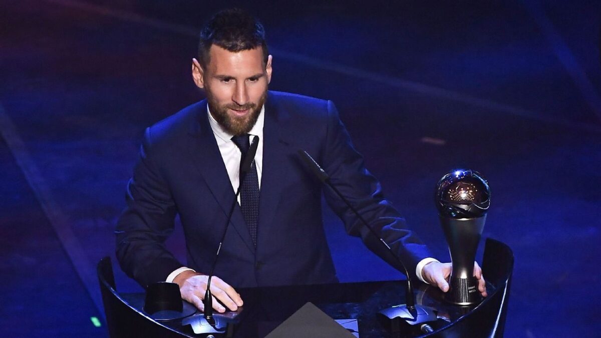 Messi ganó su tercer premio The Best
