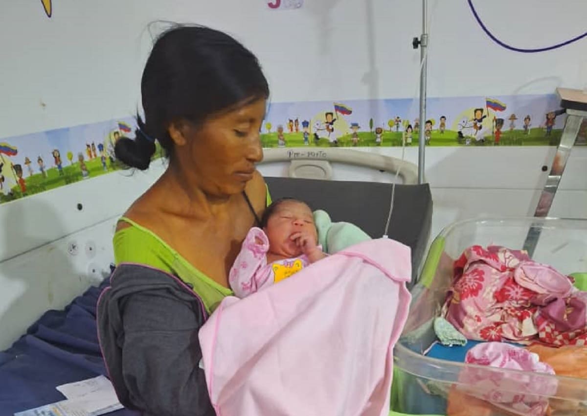 Los primeros bebés venezolanos nacidos en el año 2024