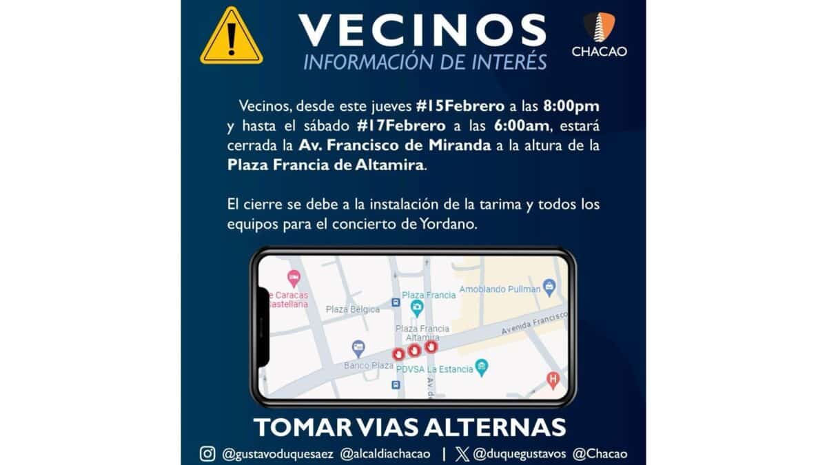 Los detalles del concierto gratuito de Yordano en Caracas
