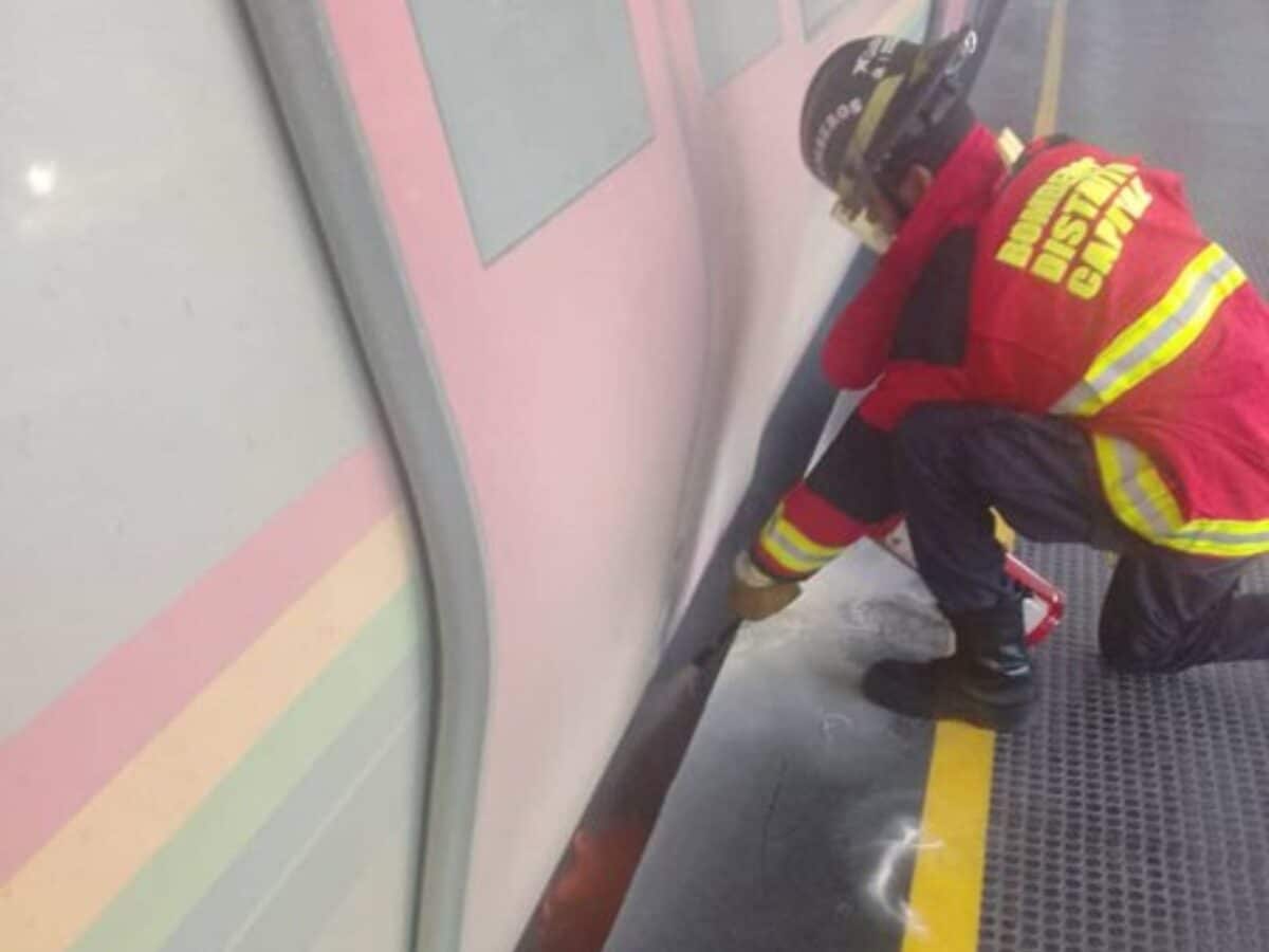 Se registró una explosión en un vagón del Metro de Caracas en la estación Zoológico