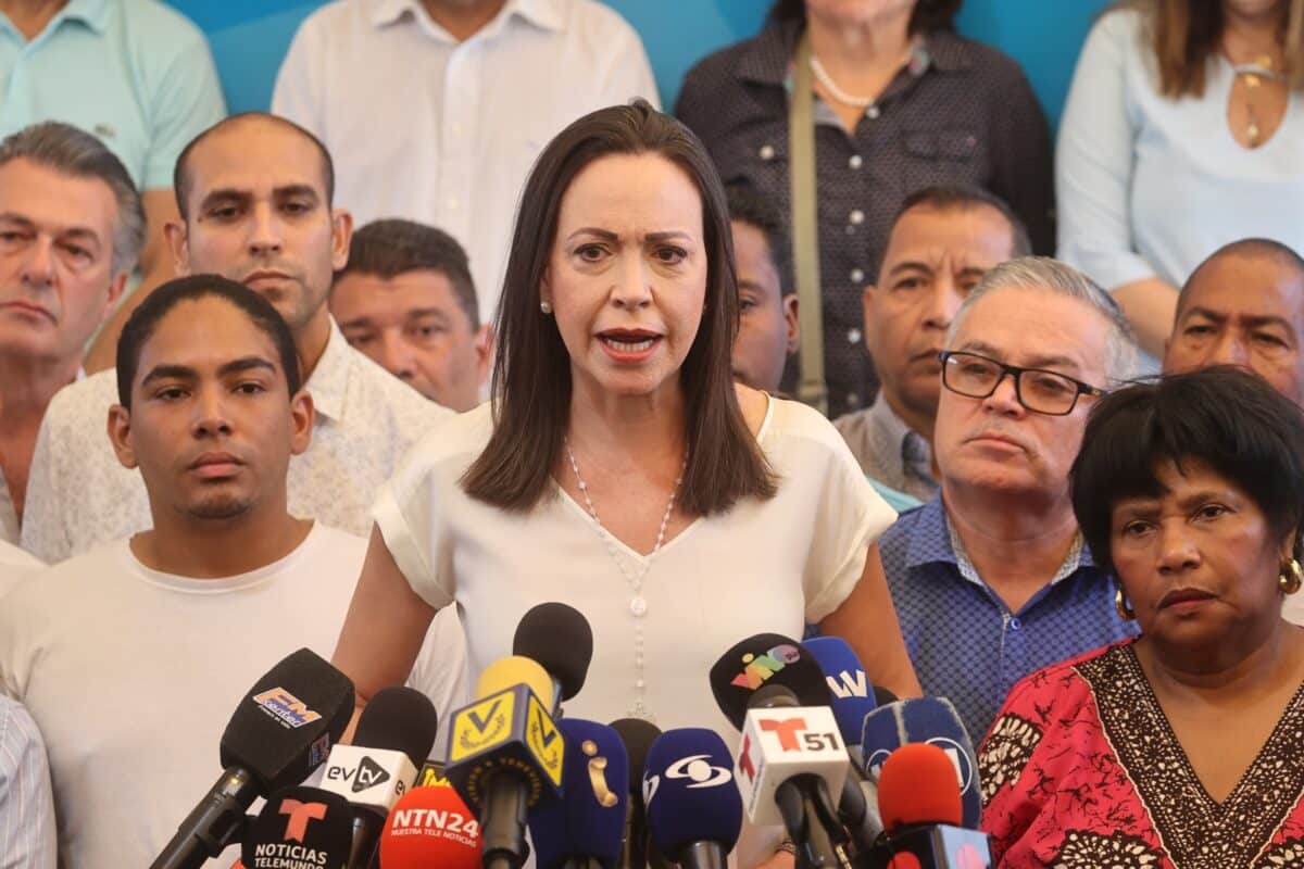 María Corina Machado: "Mi candidata es Corina Yoris"