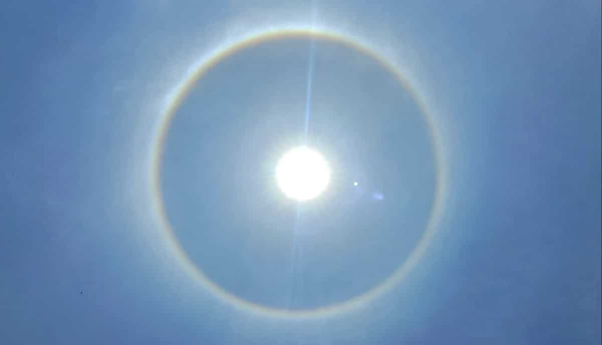 En imágenes: así se vio el halo solar en varias partes de Venezuela