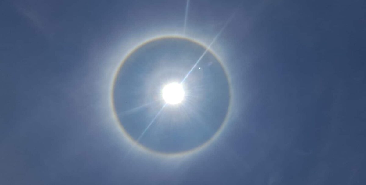 En imágenes: así se vio el halo solar en varias partes de Venezuela