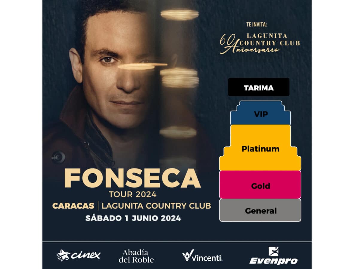 Fonseca se presentará en Caracas en junio: ¿cuánto cuestan las entradas?