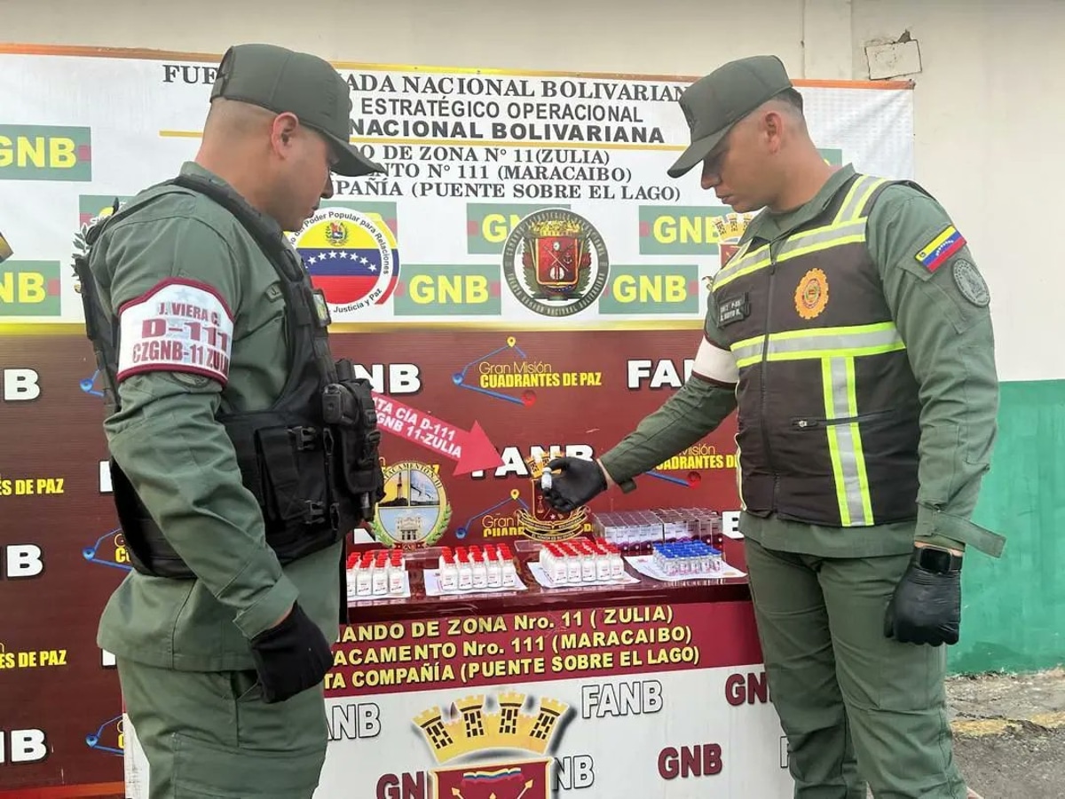 GNB incautó 48 ampollas de fentanilo en un camión de encomiendas
