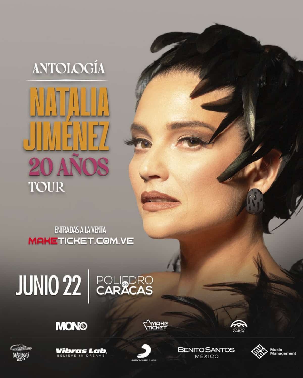 Concierto de Natalia Jiménez en Caracas: ¿cuándo será y dónde comprar las entradas?