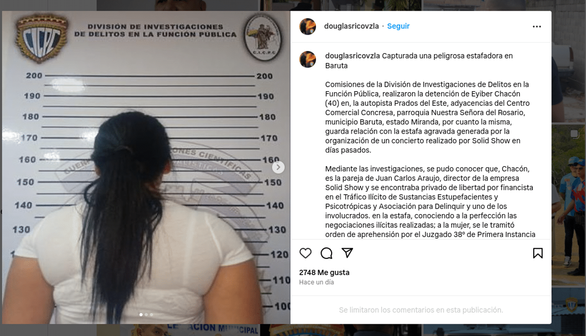 Arrestaron a implicada en irregularidades del concierto de Romeo Santos en Venezuela