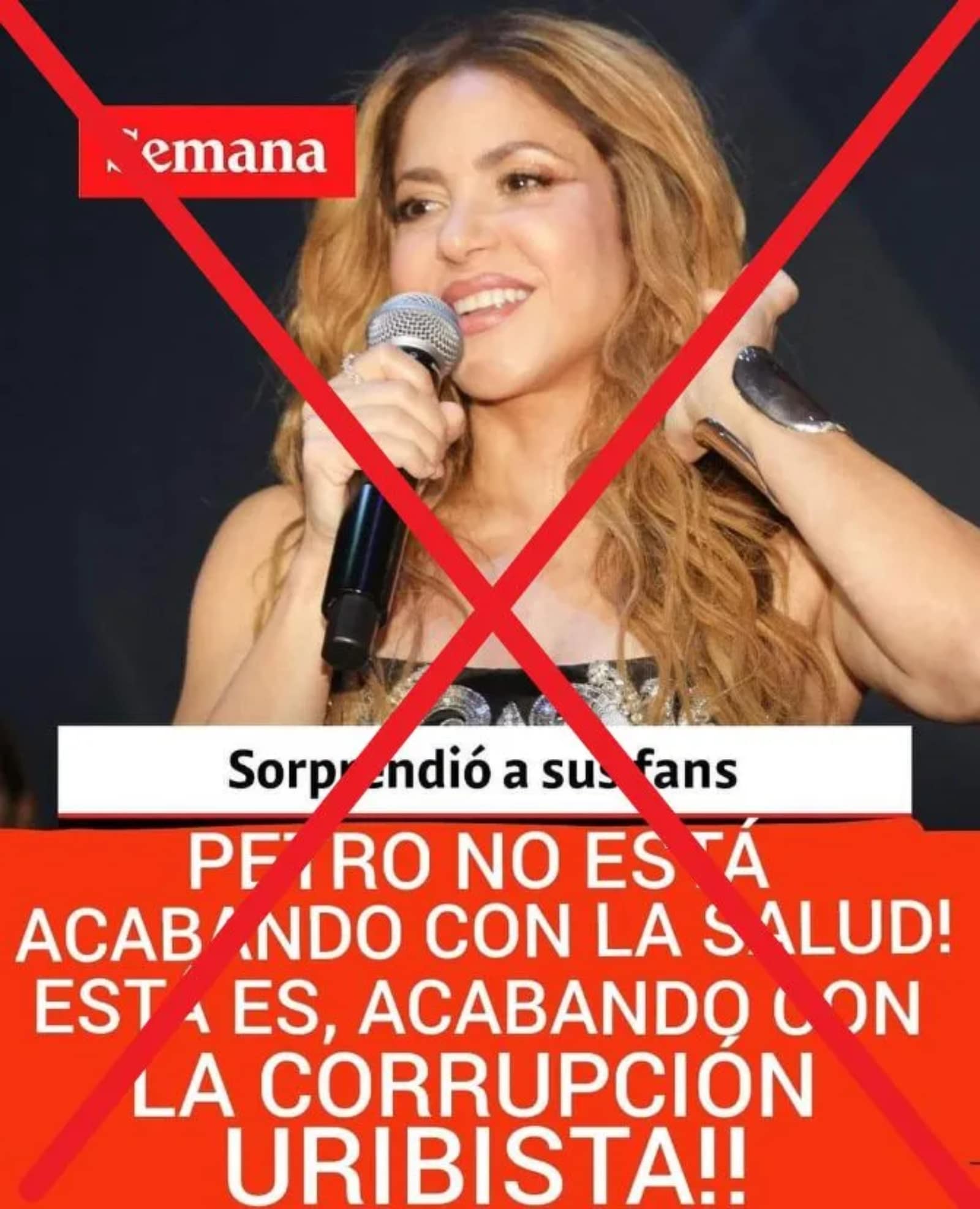 ¿Shakira defendió la reforma a la salud del gobierno de Petro?