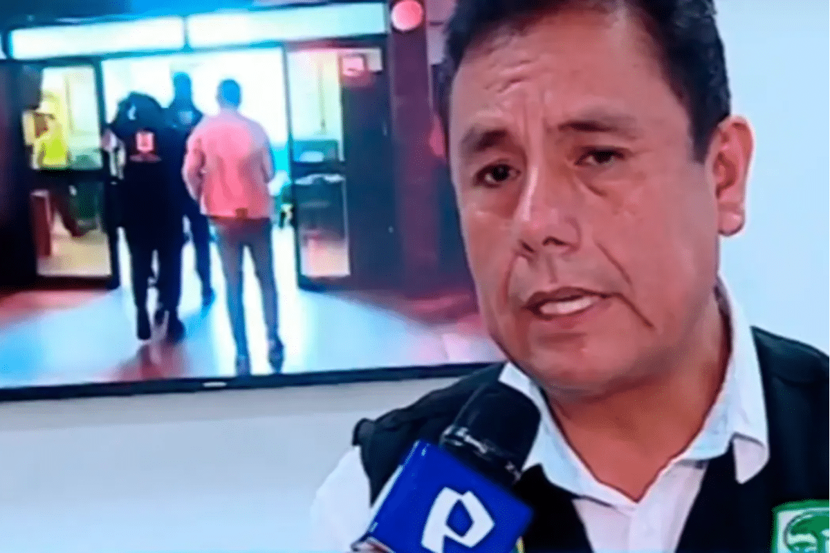 El jefe de Seguridad Ciudadana de Los Olivos (Perú), William Valladares. Foto: Captura de YouTube