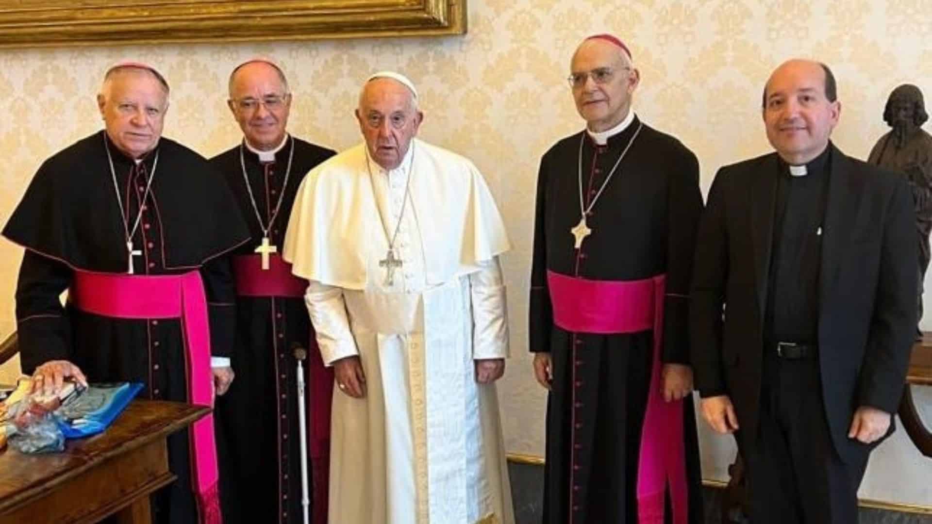 Papa Francisco se reunió con obispos venezolanos en el Vaticano 