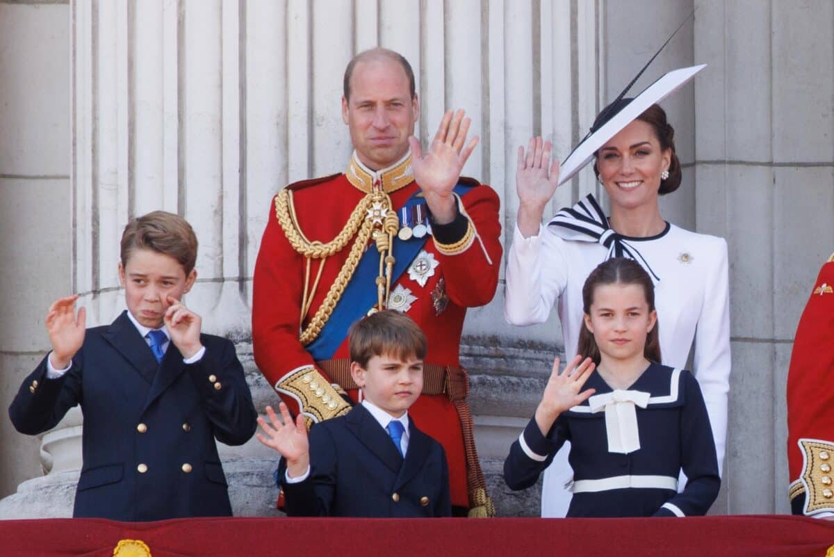 Kate Middleton made a public appearance with the royal family for the first time following her diagnosis 