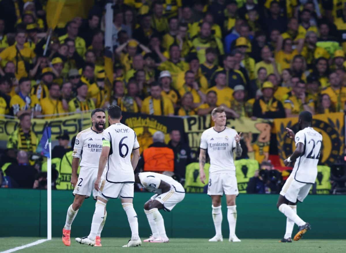 El Real Madrid se impuso 2-0 al Borussia Dortmund y consiguió su decimoquinto título en Champions
