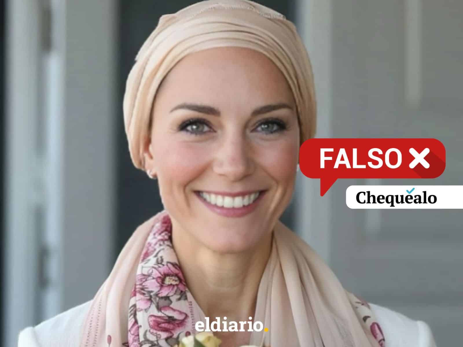 ¿Kate Middleton reapareció en una fotografía en la que usa un turbante?
