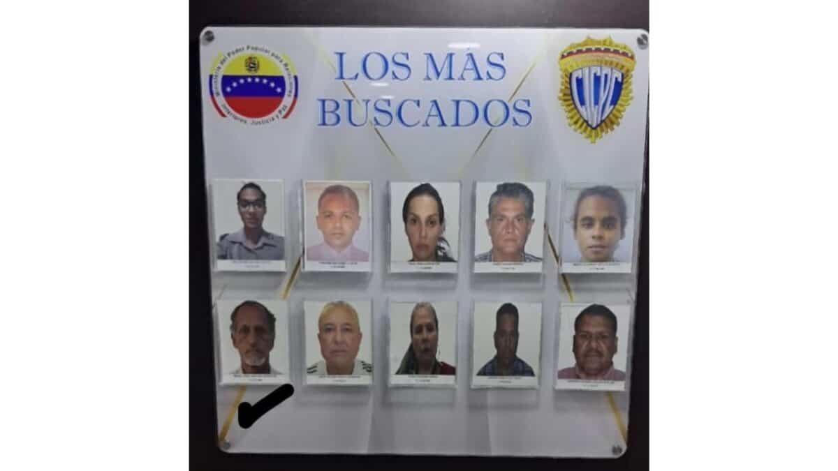 Capturaron a uno de los 10 delincuentes más buscados por el CICPC en Caracas