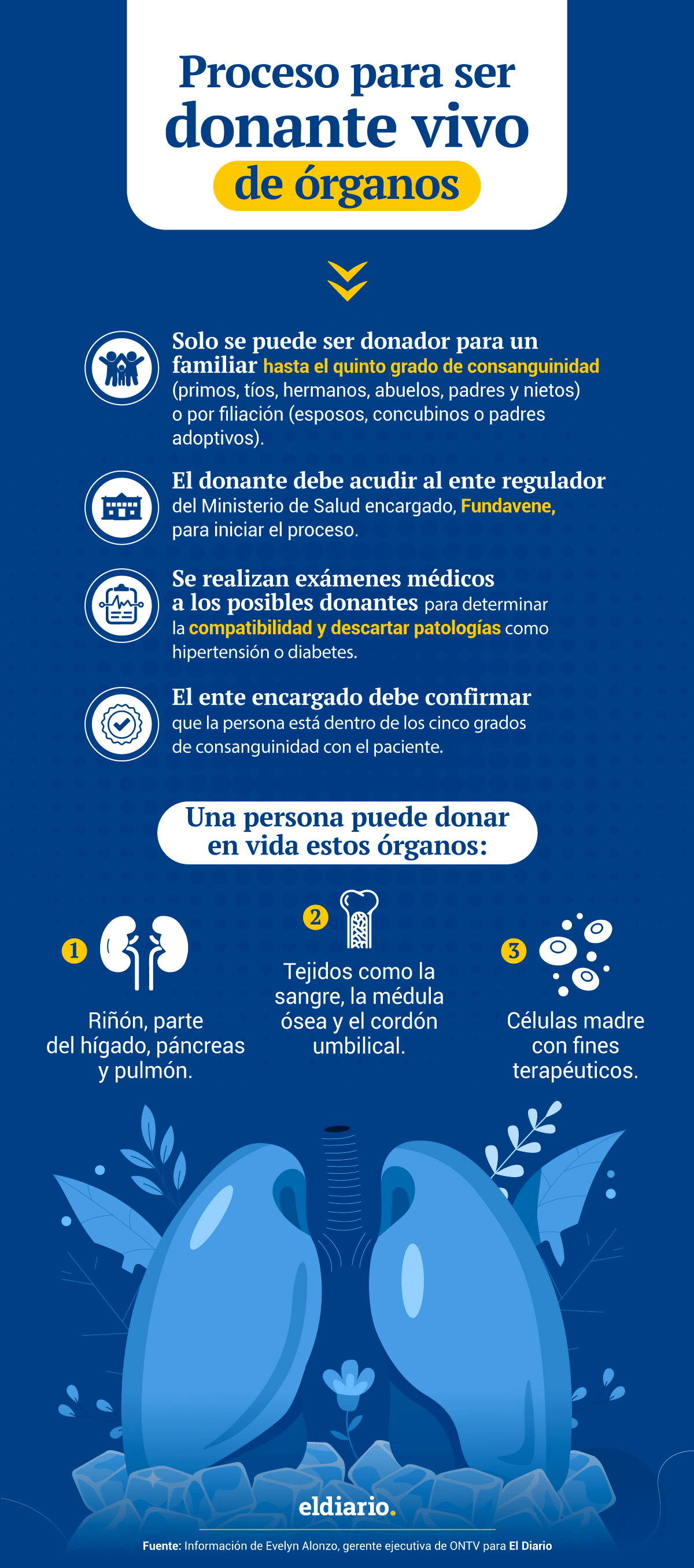 Ser donante vivo de órganos en Venezuela: ¿cómo es el proceso?