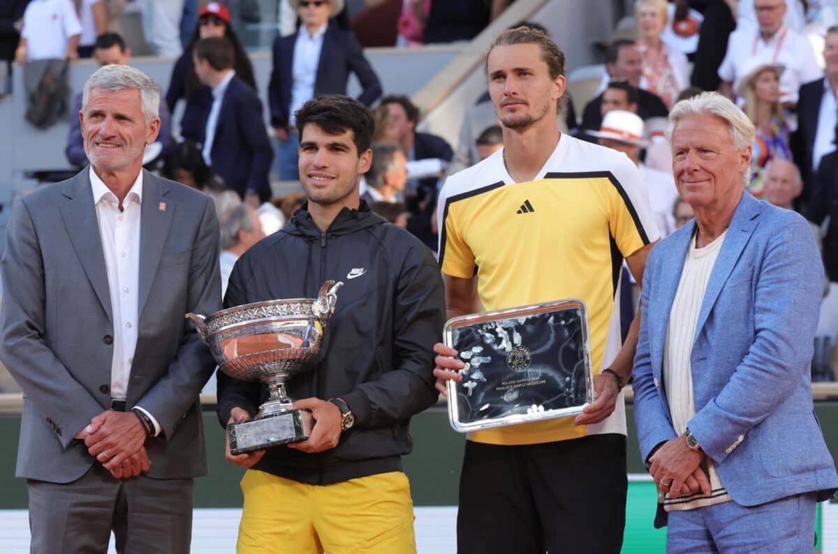 Carlos Alcaráz won his first Roland Garros and became the youngest to win three Grand Slams