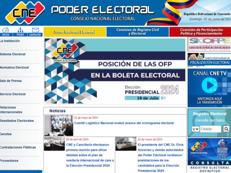 Cne Publicó El Registro Electoral Definitivo Para Las Presidenciales