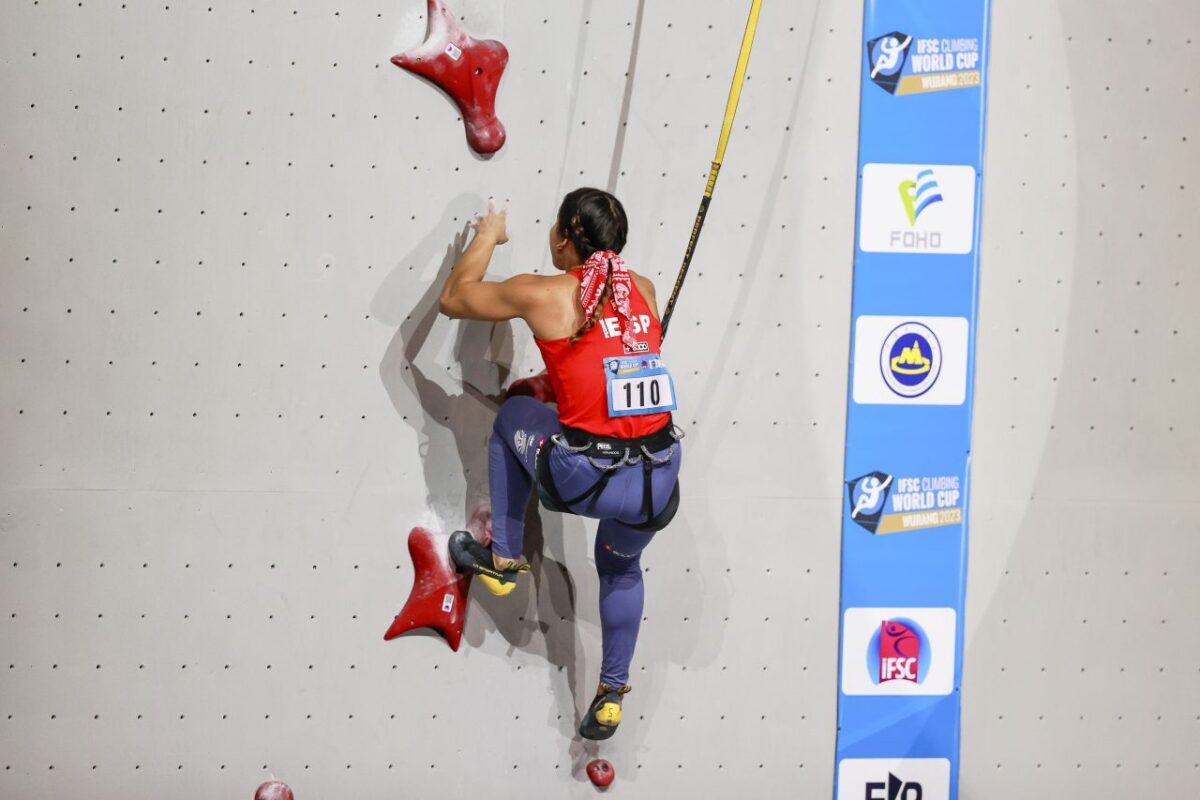 Leslie Romero, the Venezuelan climber who will participate in Paris 2024 with the Spanish delegation 