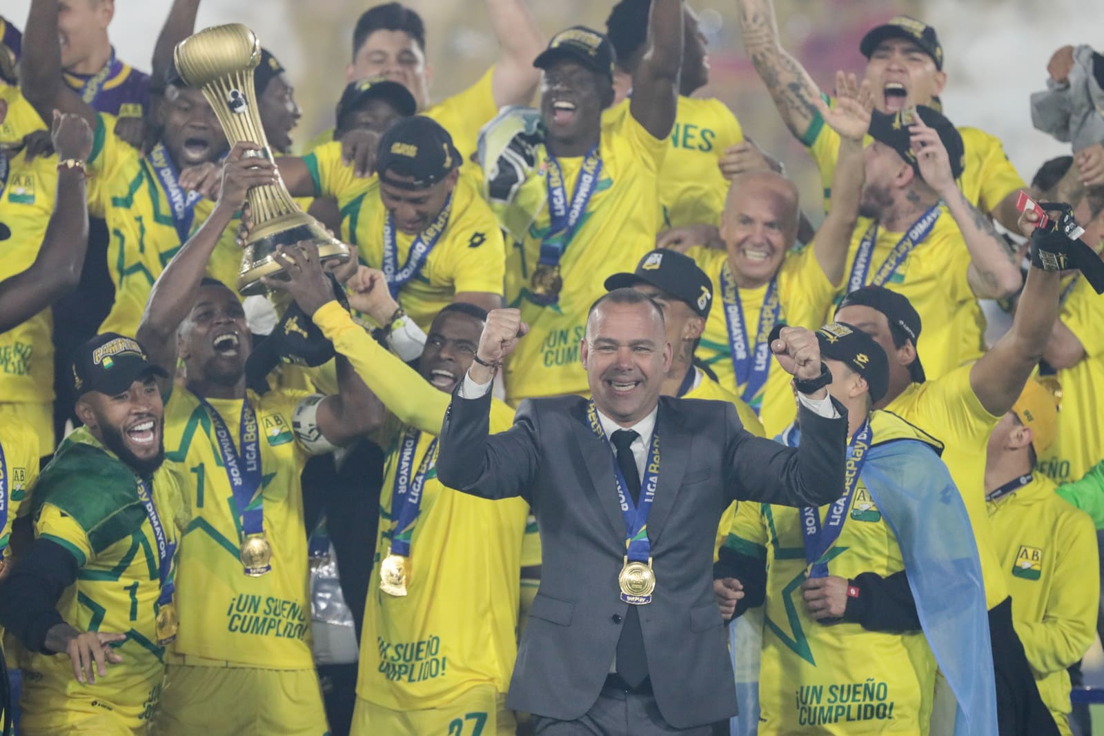 Rafael Dudamel se consagró campeón del fútbol colombiano y le dio su primer título al Atlético Bucaramanga
