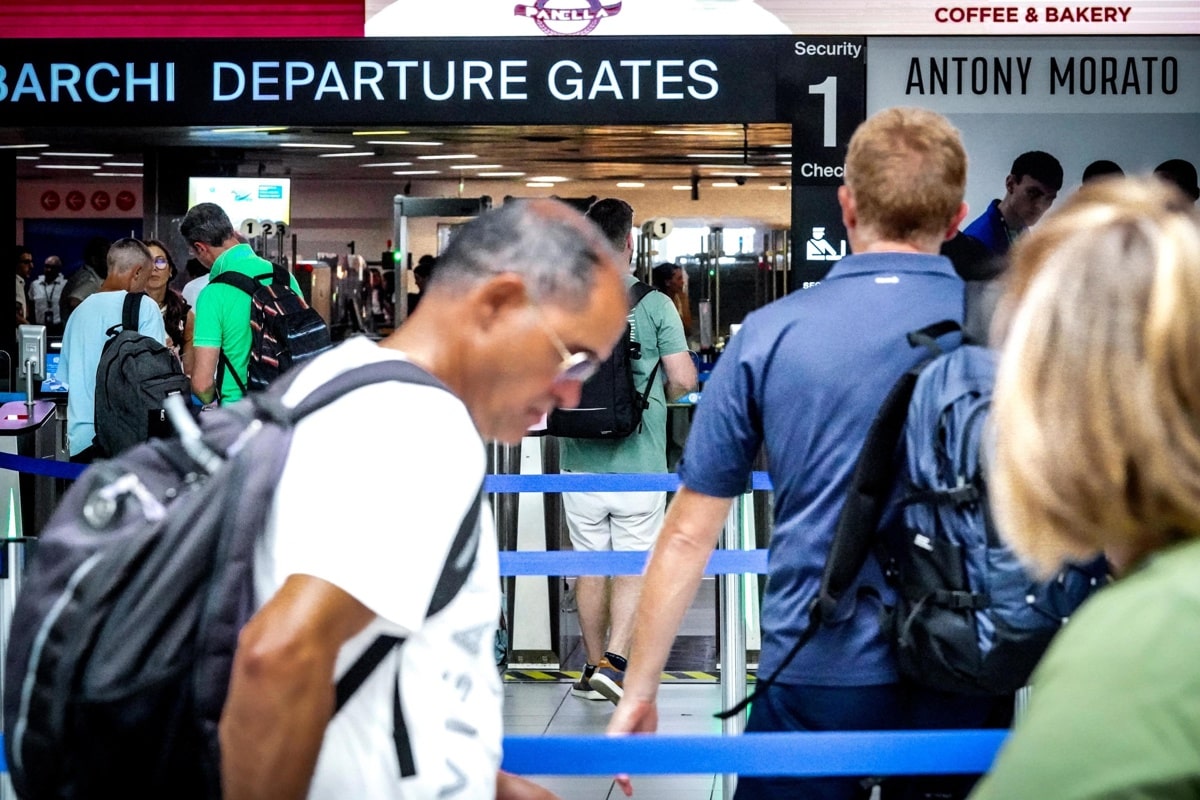 En imágenes: el caos en los aeropuertos del mundo por la caída global de Microsoft
