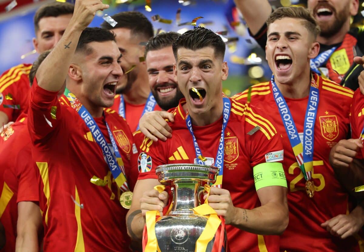 En imágenes: la celebración de la selección de España del título en la Eurocopa