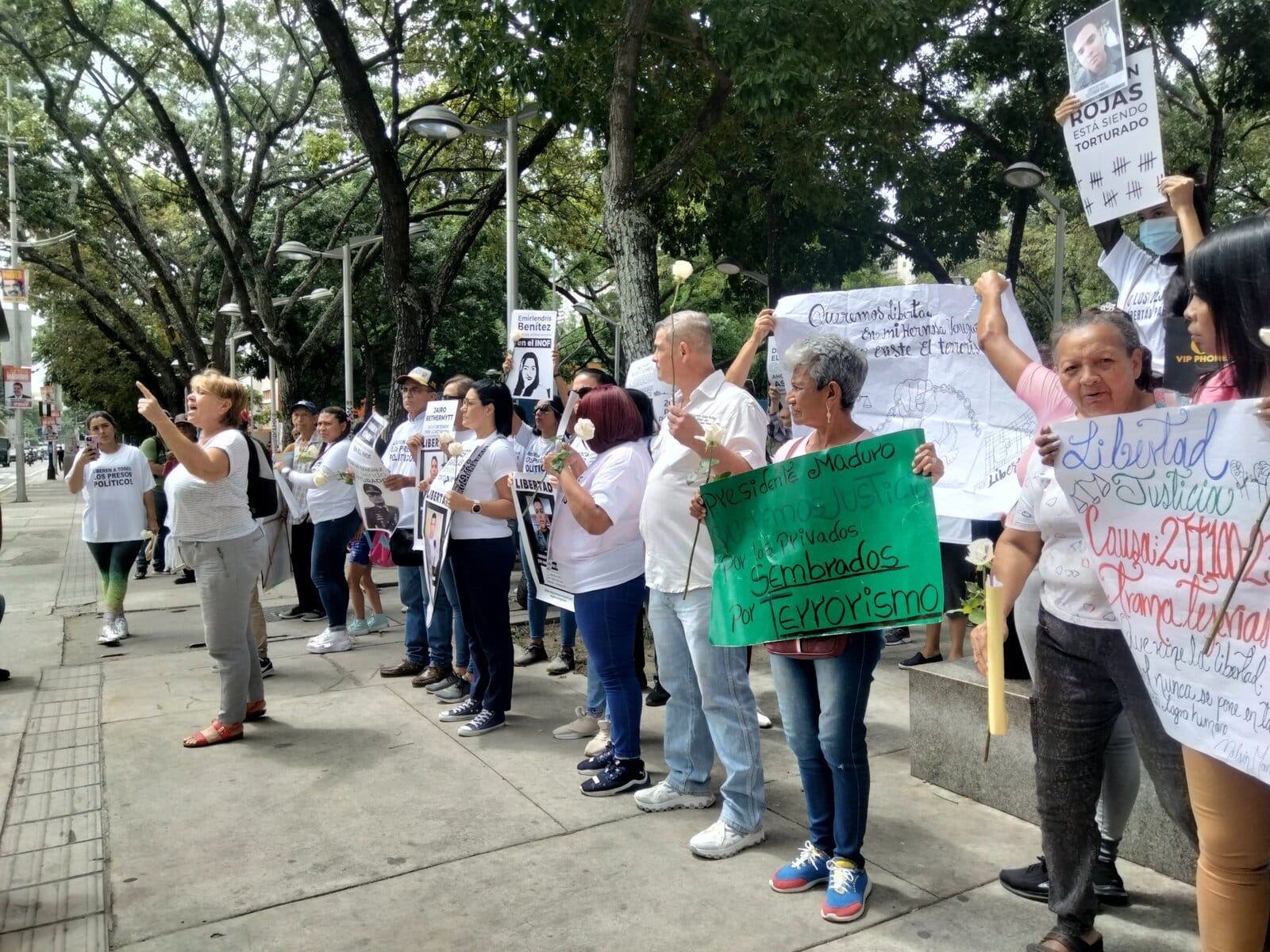 Familiares de presos políticos exigieron al MP que cese el uso arbitrario de la Ley Antiterrorismo 