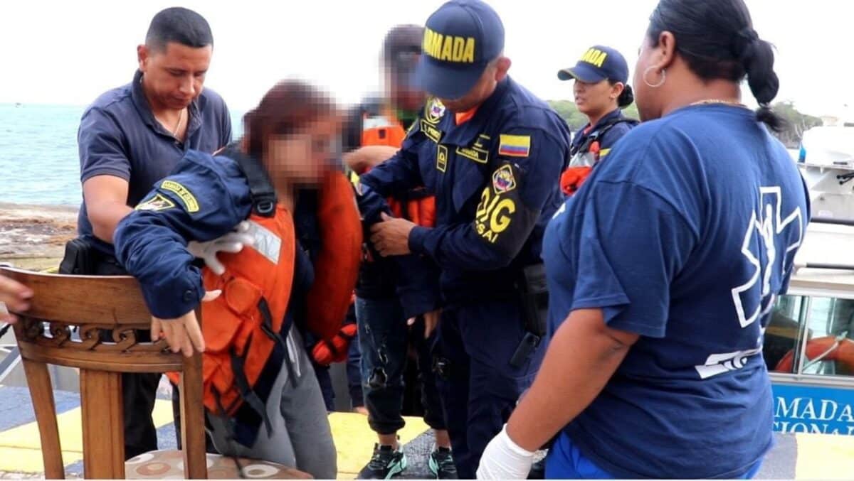 Una pareja de venezolanos entre los desaparecidos en un naufragio en San Andrés