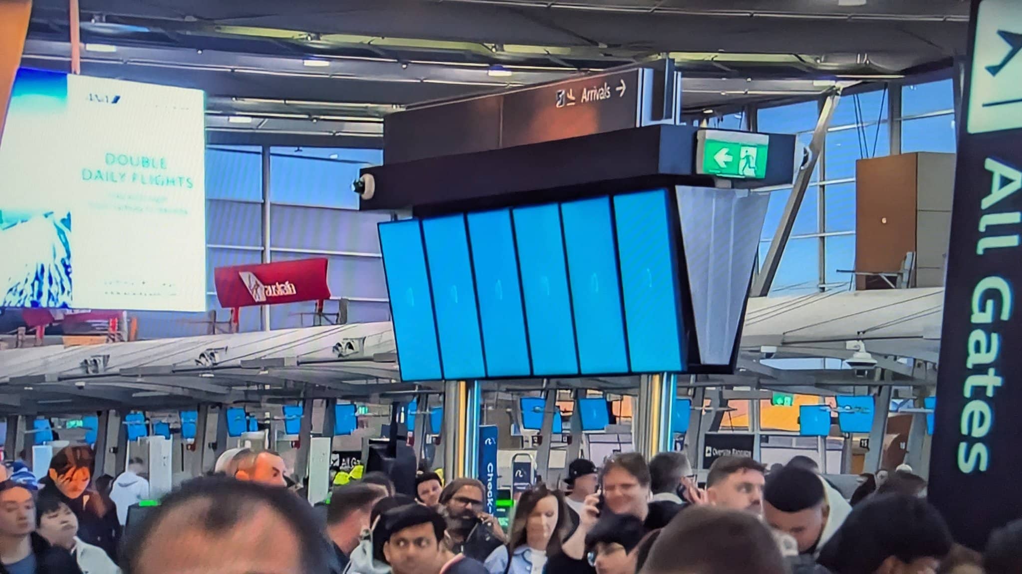 En imágenes: el caos en los aeropuertos del mundo por la caída global de Microsoft
