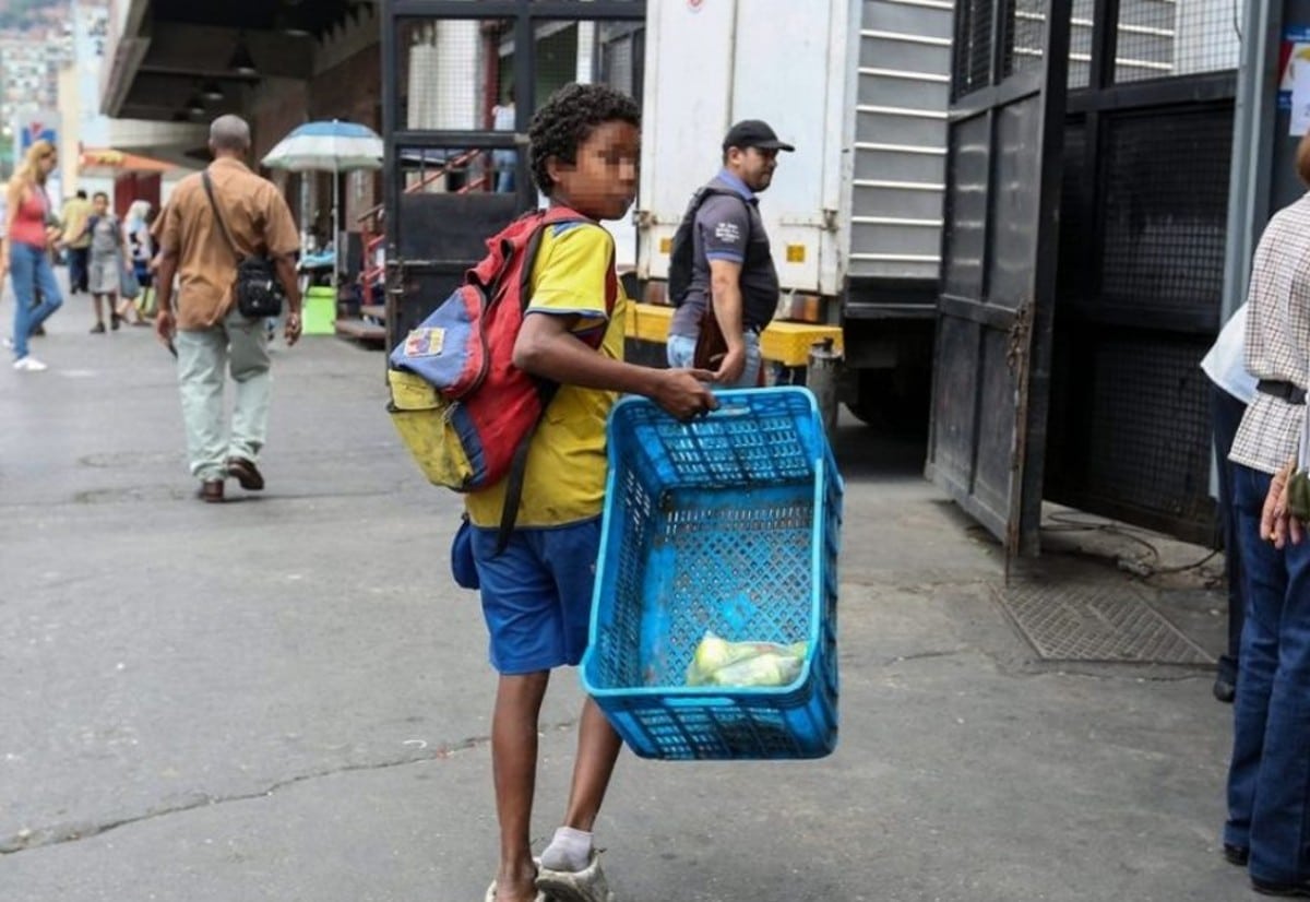 ¿Cómo se ha normalizado el trabajo infantil en Venezuela?