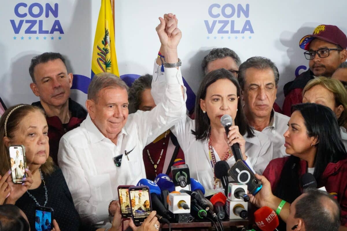 María Corina Machado: Toda la información coincide en que Edmundo González Urrutia obtuvo el 70 % de los votos