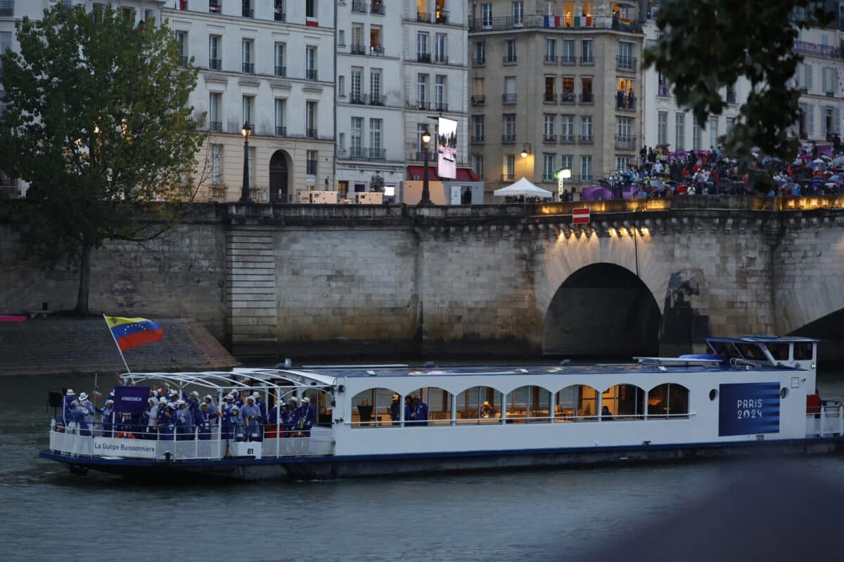 Así fue la participación de la delegación venezolana en la inauguración de los Juegos Olímpicos París 2024