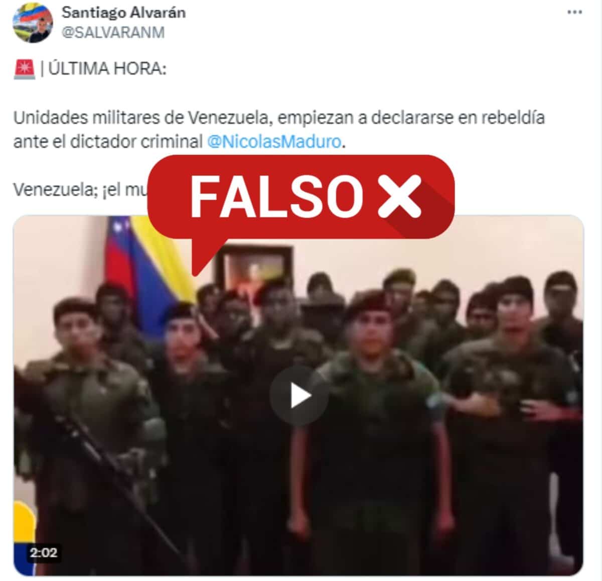¿Video de grupo militar venezolano que se declaró en rebeldía se grabó en julio de 2024?