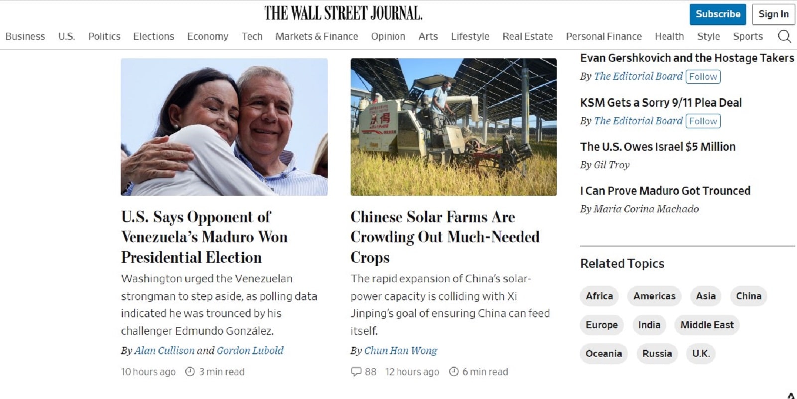 VE sin Filtro denunció el bloqueo en Venezuela de la página del medio The Wall Street Journal