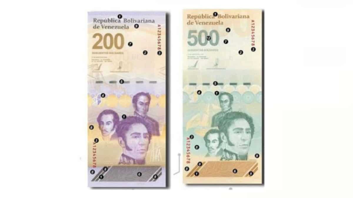 ¿Qué se puede comprar con los billetes de Bs. 200 y Bs. 500?