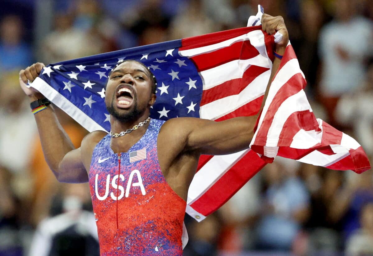 Noah Lyles became the Olympic champion in the 100-meter dash