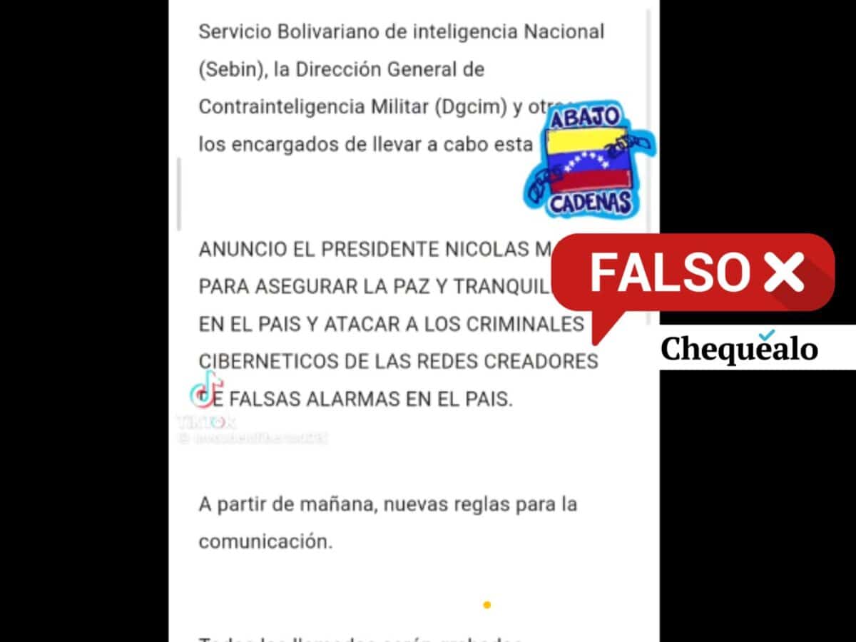 ¿Nicolás Maduro emitió orden para grabar llamadas y monitorear redes sociales en Venezuela en agosto de 2024?