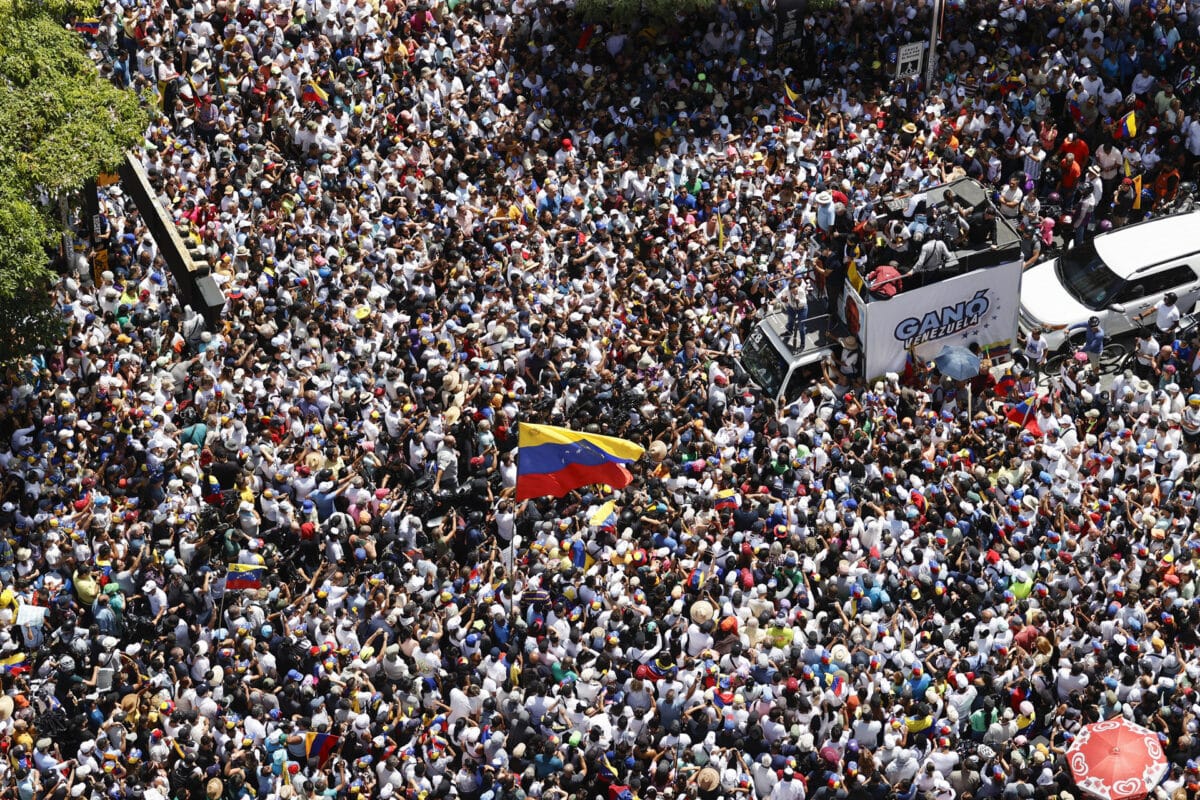 En imágenes: la Gran Protesta Mundial de la oposición en Caracas