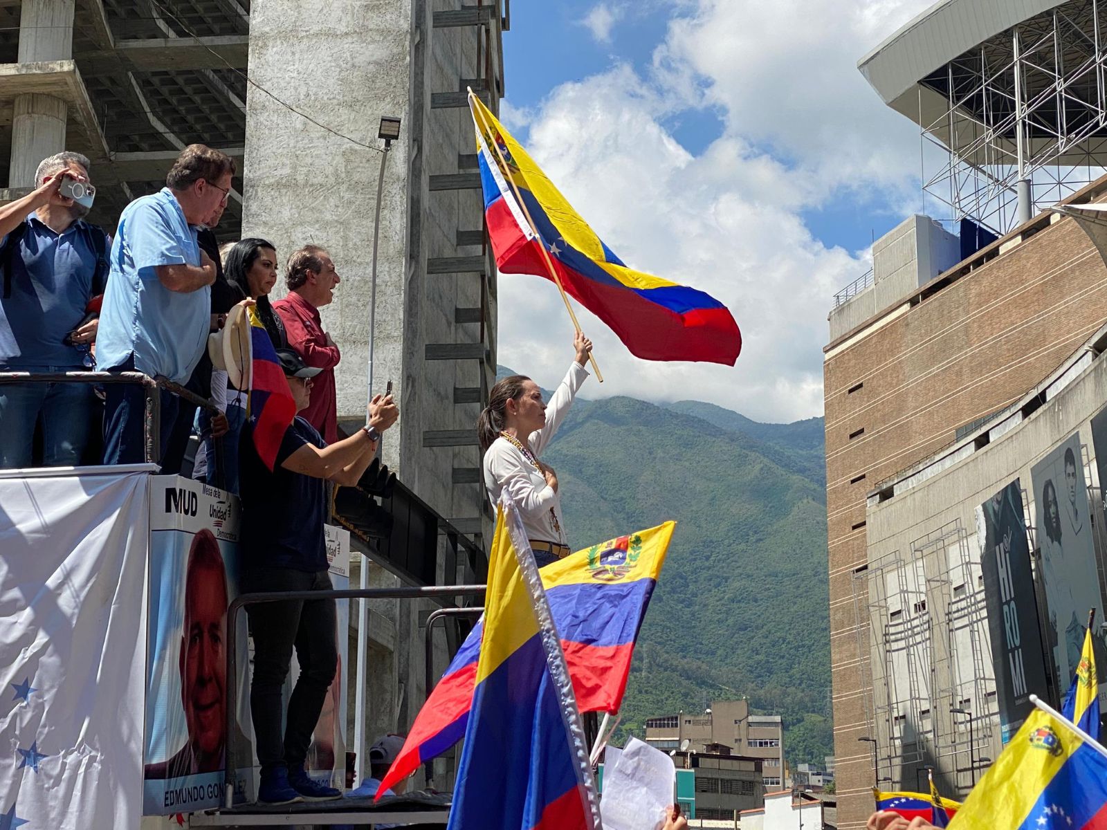 Maria Corina Machado asked the international community to hold Maduro accountable for the repression in Venezuela