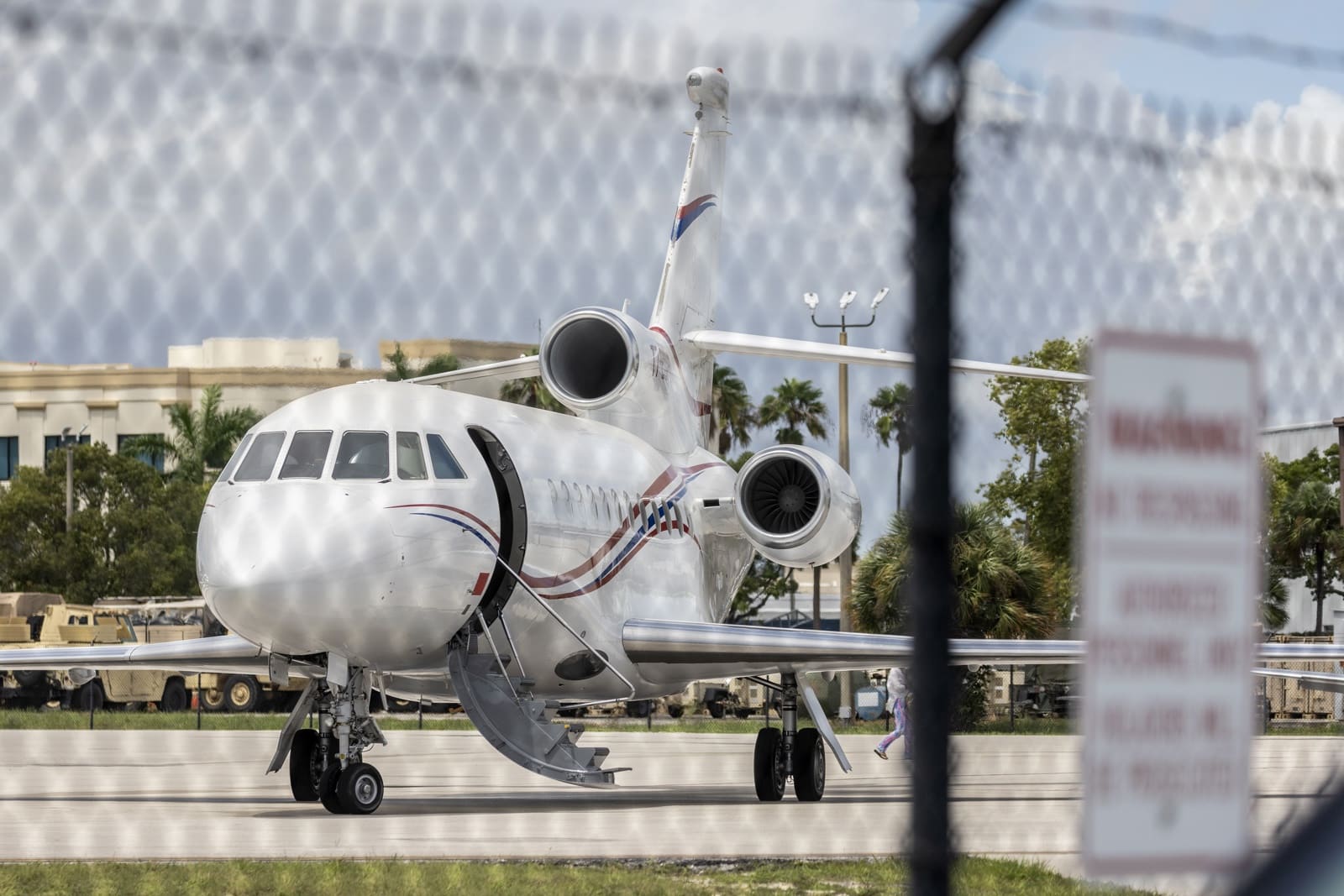 Avión decomisado de Venezuela