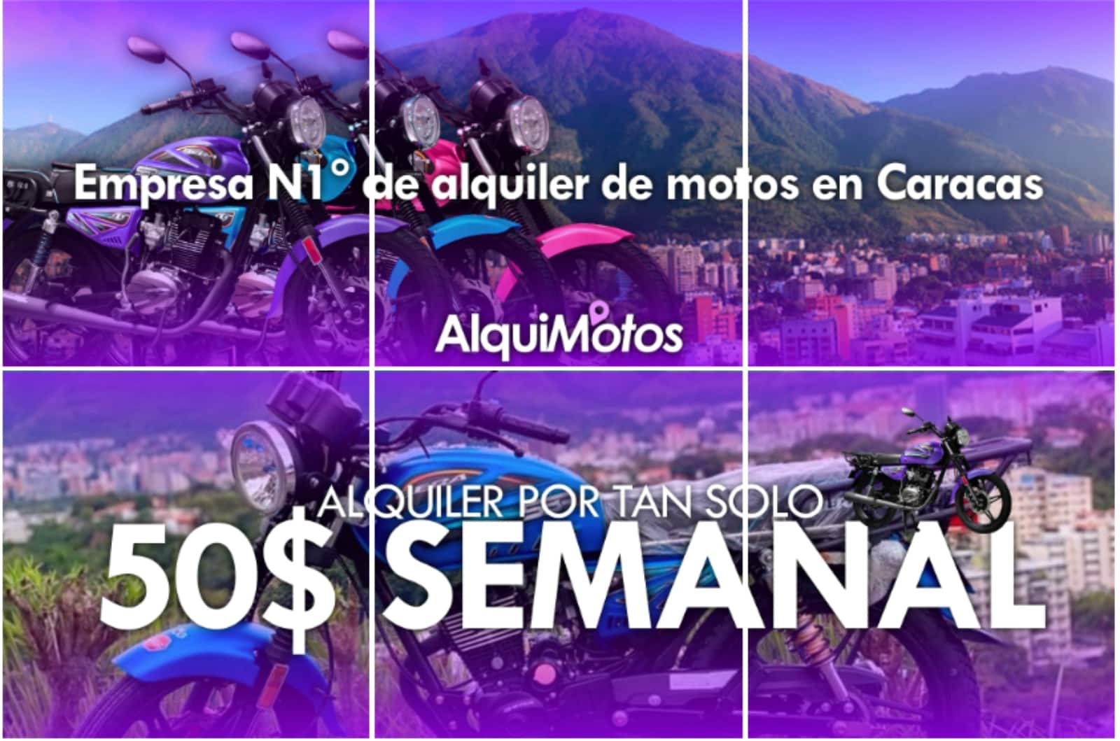 Alquiler de motos en Caracas: ¿cuáles son los precios y las modalidades del servicio?