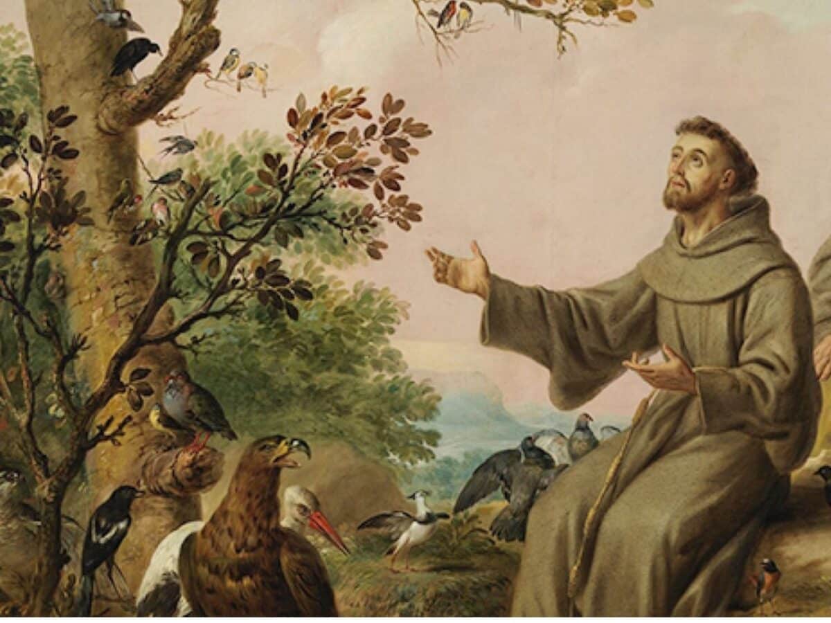 Why is Saint Francis of Assisi the saint of animals?