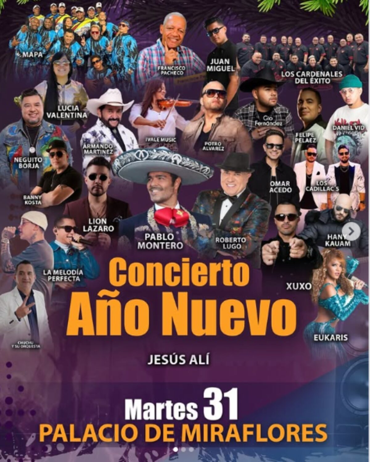 Cardenales del Éxito negó su participación en el concierto de Miraflores del 31 de diciembre